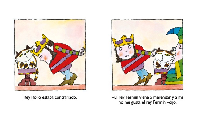 Ilustración de Minilibros Rey Rollo
