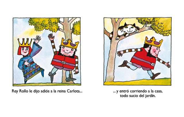 Ilustración de Minilibros Rey Rollo