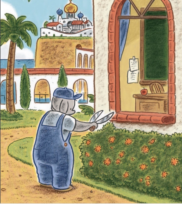 Ilustración de Ella sale a escena