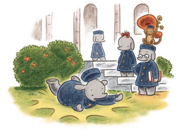 Ilustración de Ella sale a escena