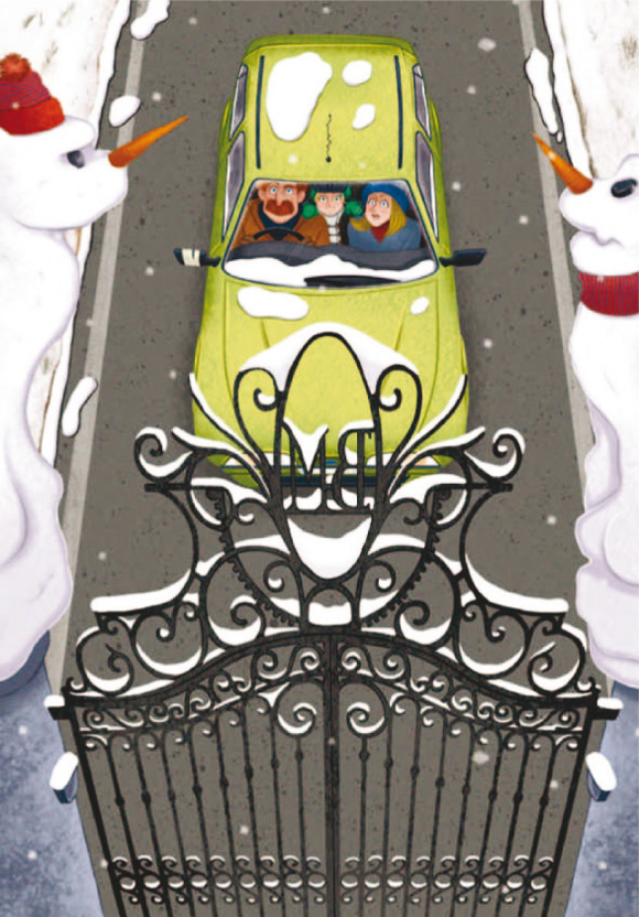 Ilustración de Penny Berry y el árbol de oro de Shangri-La