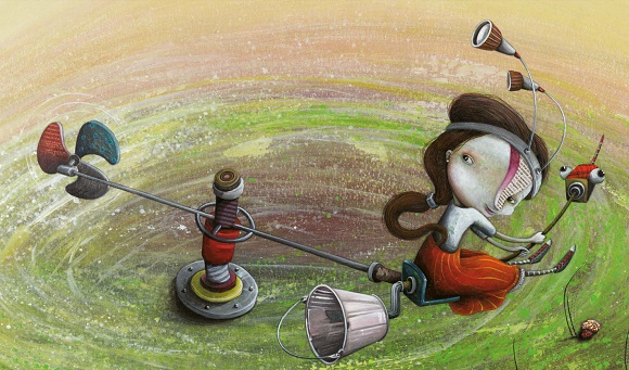 Ilustración de Los inventos de Malvina