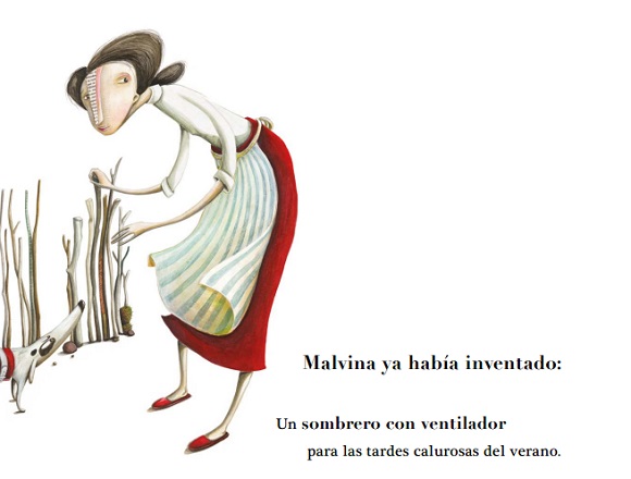 Ilustración de Los inventos de Malvina