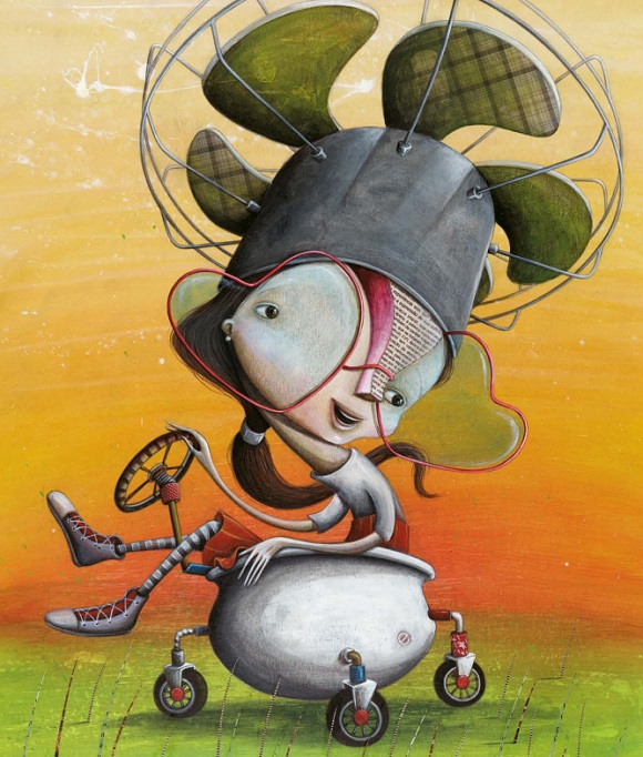 Ilustración de Los inventos de Malvina