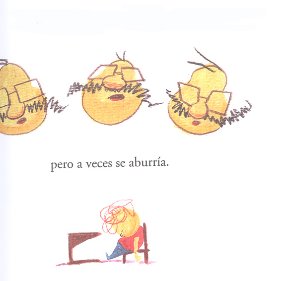 Ilustración de La increíblemente alucinante historia de Marcial, el niño normal