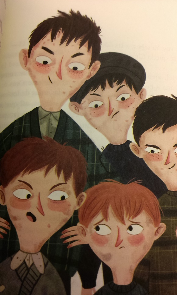 Ilustración de Los niños de la viruela