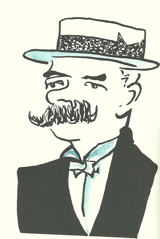 Ilustración de 44 escritores de la Literatura Universal