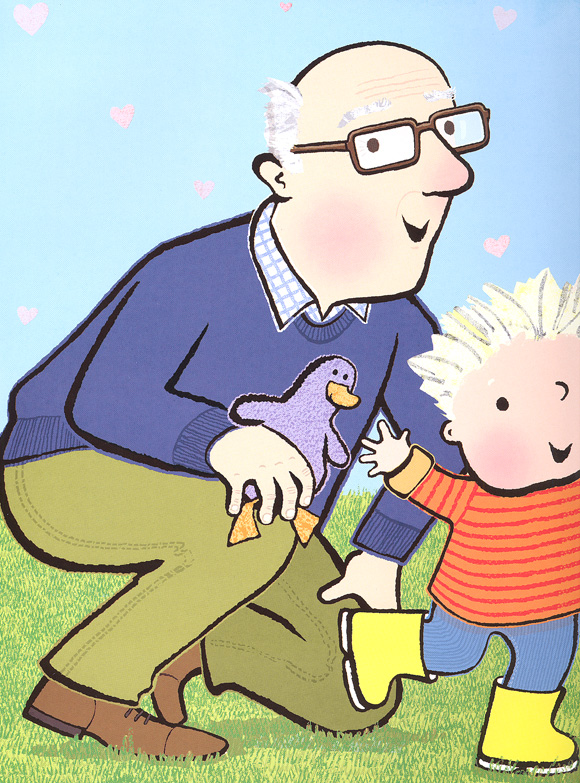 Ilustración de Te quiero, abuelo