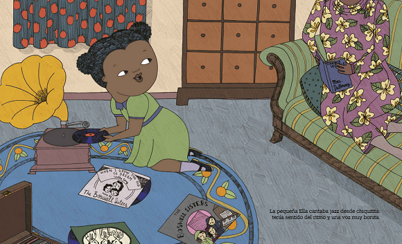 Ilustración de Pequeña & GRANDE. Ella Fitzgerald