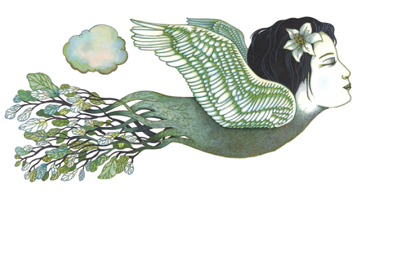 Ilustración de Madre entre el sol y la noche