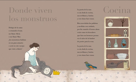 Ilustración de Versos como una casa