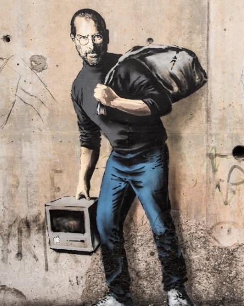 Ilustración de Banksy. El arte rompe las reglas