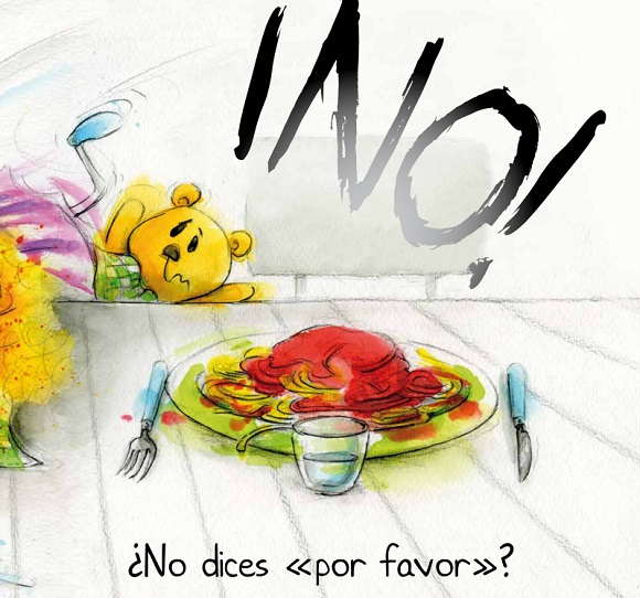 Ilustración de La niña que siempre decía NO