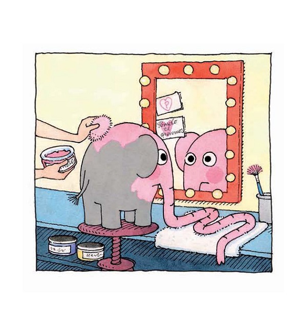 Ilustración de Los cuentos entre bambalinas