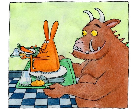 Ilustración de Los cuentos entre bambalinas