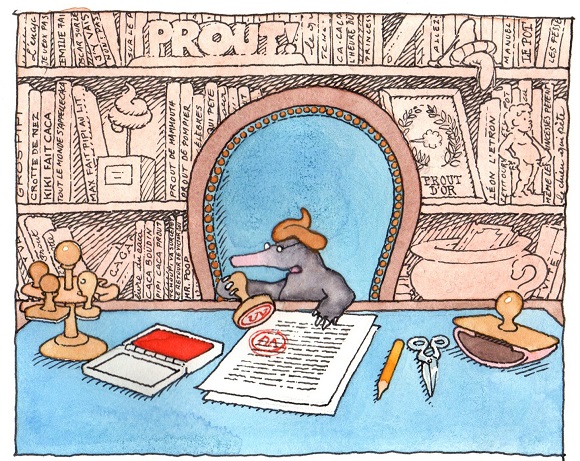 Ilustración de Los cuentos entre bambalinas