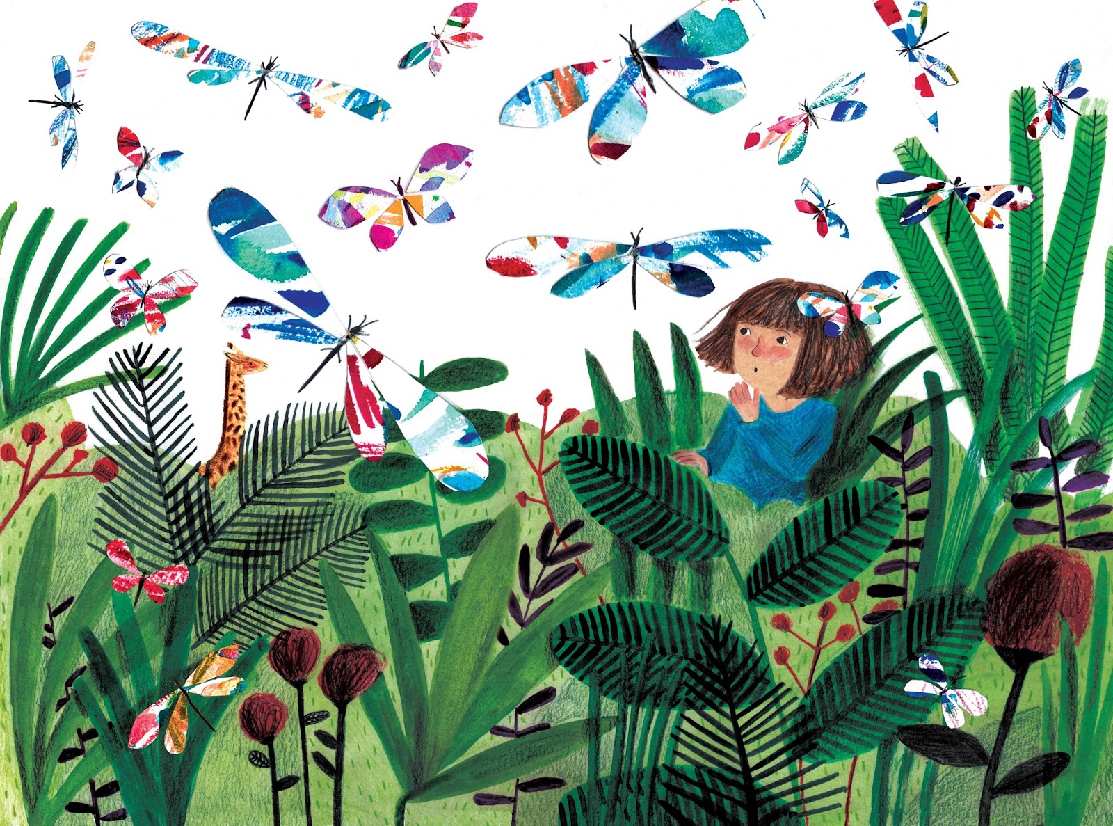Ilustración de Hay un tigre en el jardín