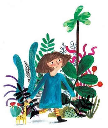 Ilustración de Hay un tigre en el jardín