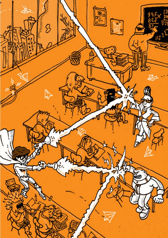 Ilustración de Superhéroe