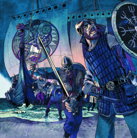 Ilustración de ¡Vikingos!