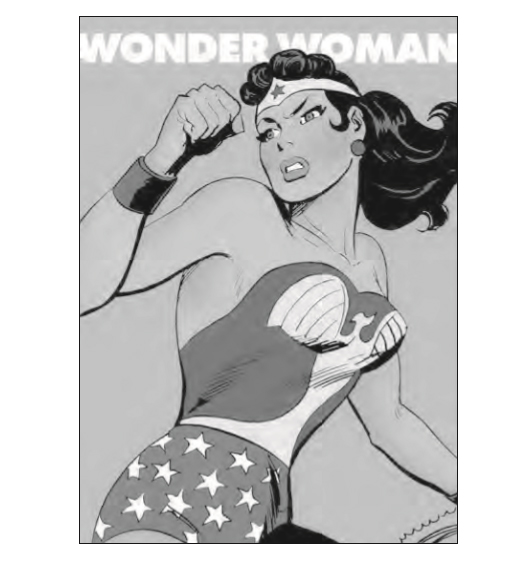 Ilustración de Superheroínas