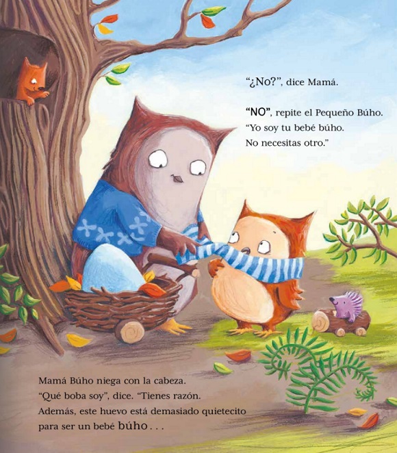Ilustración de El huevo del Pequeño Búho