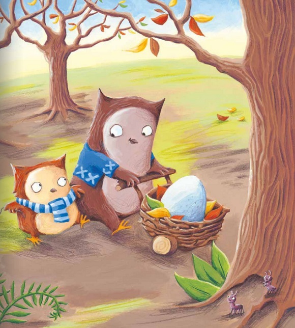 Ilustración de El huevo del Pequeño Búho