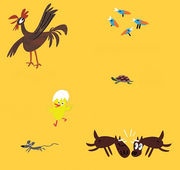 Ilustración de Busca y encuentra los animales