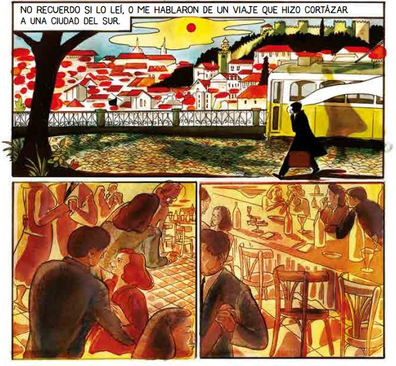 Ilustración de Cortázar