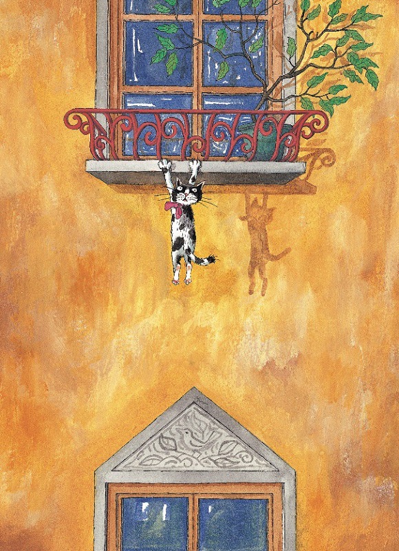 Ilustración de Mi querido gatito