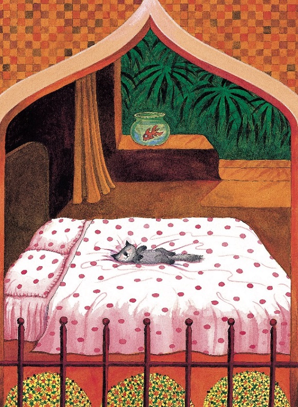 Ilustración de Mi querido gatito