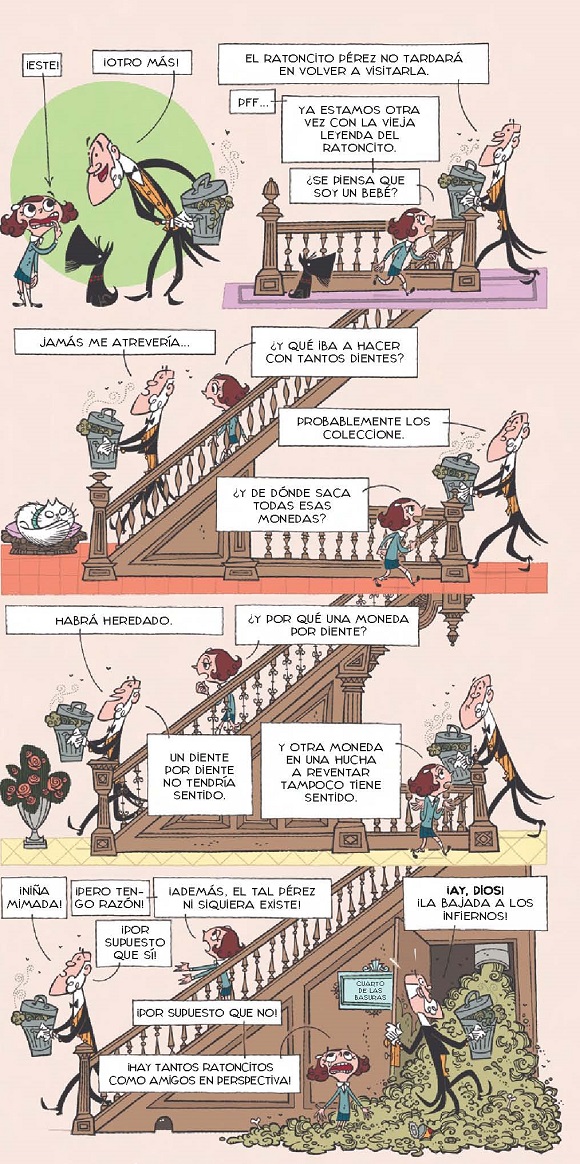 Ilustración de Astrid Bromuro 1. Cómo aniquilar al Ratoncito Pérez