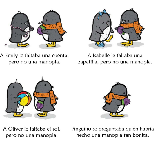 Ilustración de Pingüino enamorado