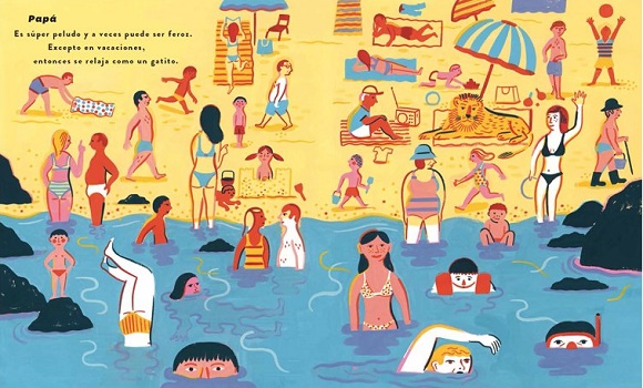 Ilustración de Una familia salvaje