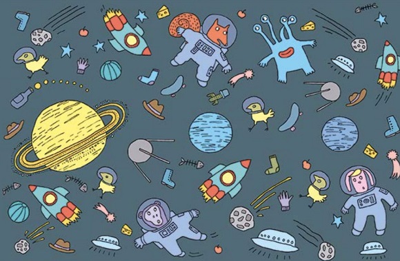 Ilustración de Ojo con los números