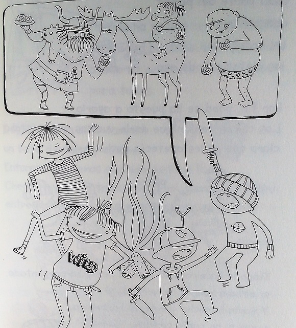 Ilustración de Las cosas de Lota. Un viaje muy salvaje