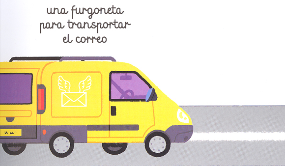 Ilustración de Imaginario de vehículos y medios de transporte