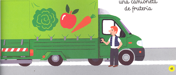 Ilustración de Imaginario de vehículos y medios de transporte