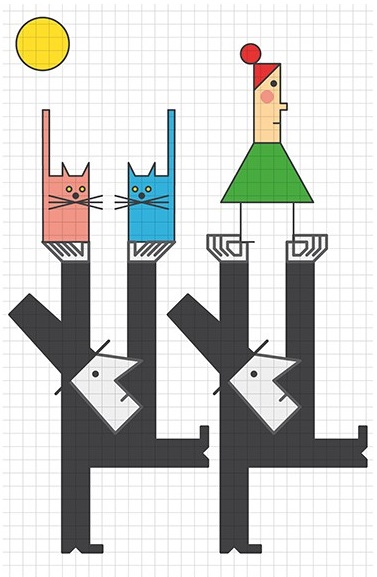 Ilustración de Barrios de colores