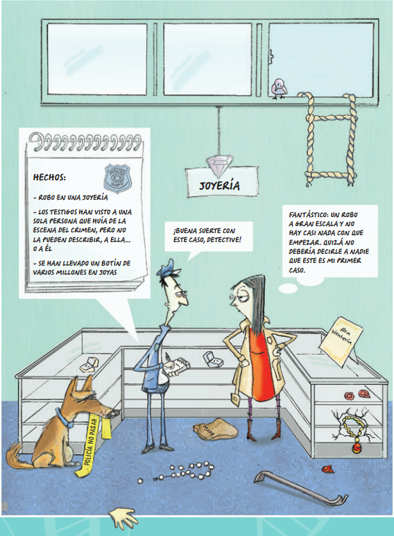 Ilustración de La detective del ADN