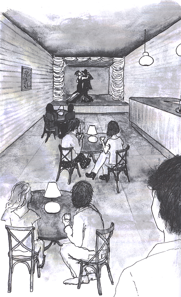Ilustración de Bailar un tango en Madrid