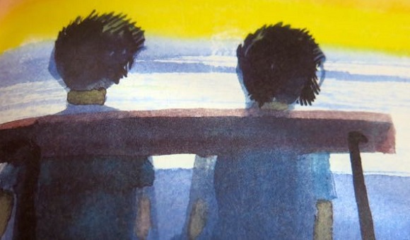Ilustración de Agni y la lluvia