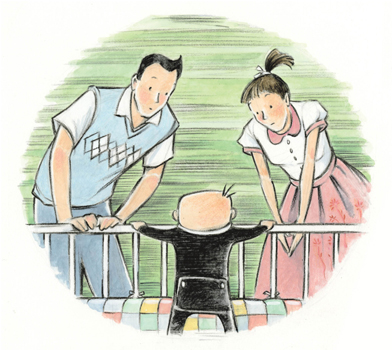 Ilustración de El bebé jefazo