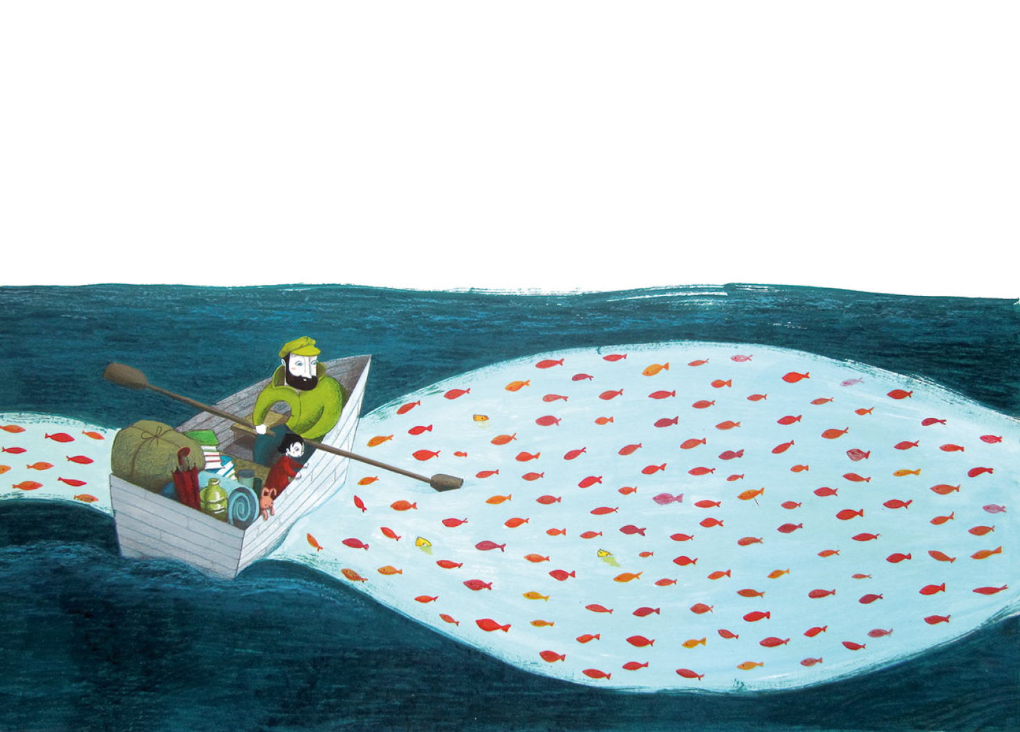 Ilustración de La música del mar