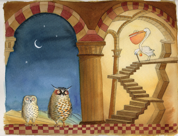 Ilustración de La sorpresa de la noche