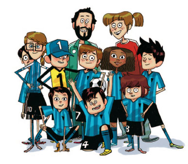 Ilustración de Los Futbolísimos XI. El Misterio del Día de los Inocentes
