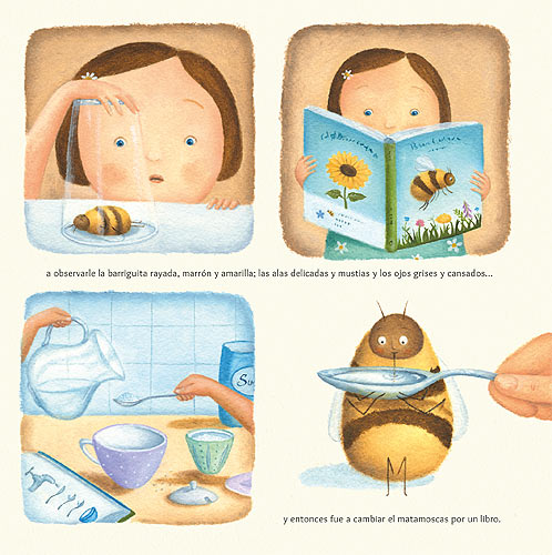 Ilustración de La abeja y yo