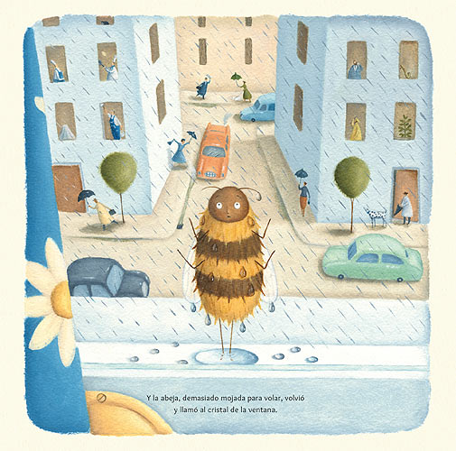 Ilustración de La abeja y yo