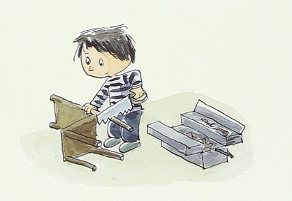 Ilustración de Las muñecas son para las niñas