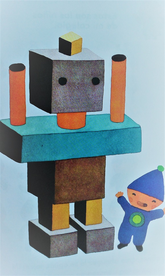 Ilustración de Yasumi. Cuaderno de juegos para aprender a pensar +6